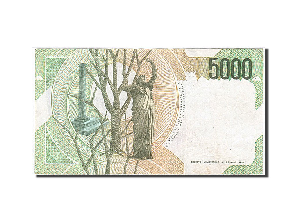 Banknote, Italy, 5000 Lire, 1985, 1985-01-04, EF(40-45)