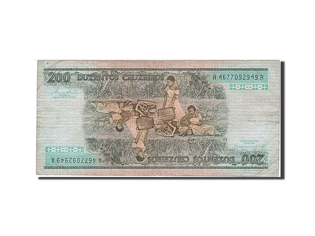Banknote, Brazil, 200 Cruzeiros, 1981, VF(20-25)