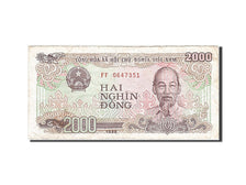 Banknote, Viet Nam, 2000 Dông, 1988, VF(20-25)