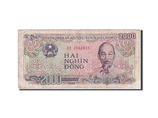 Banknote, Viet Nam, 2000 Dông, 1988, VF(20-25)