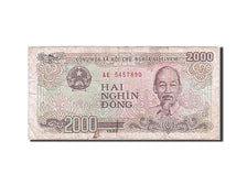 Banknote, Viet Nam, 2000 Dông, 1988, VF(20-25)