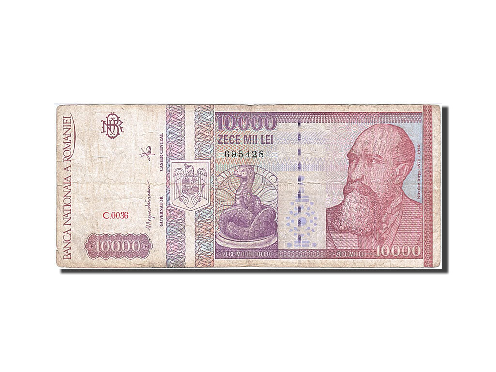 Billete, 10,000 Lei, 1994, Rumanía, BC