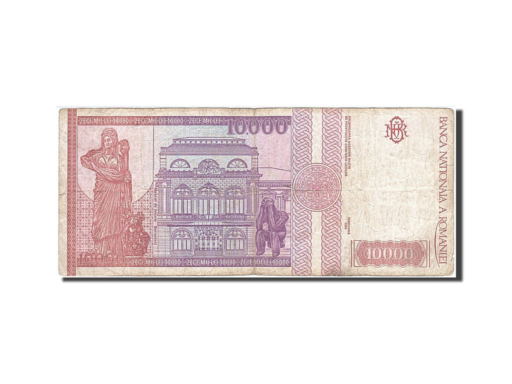 Billete, 10,000 Lei, 1994, Rumanía, BC