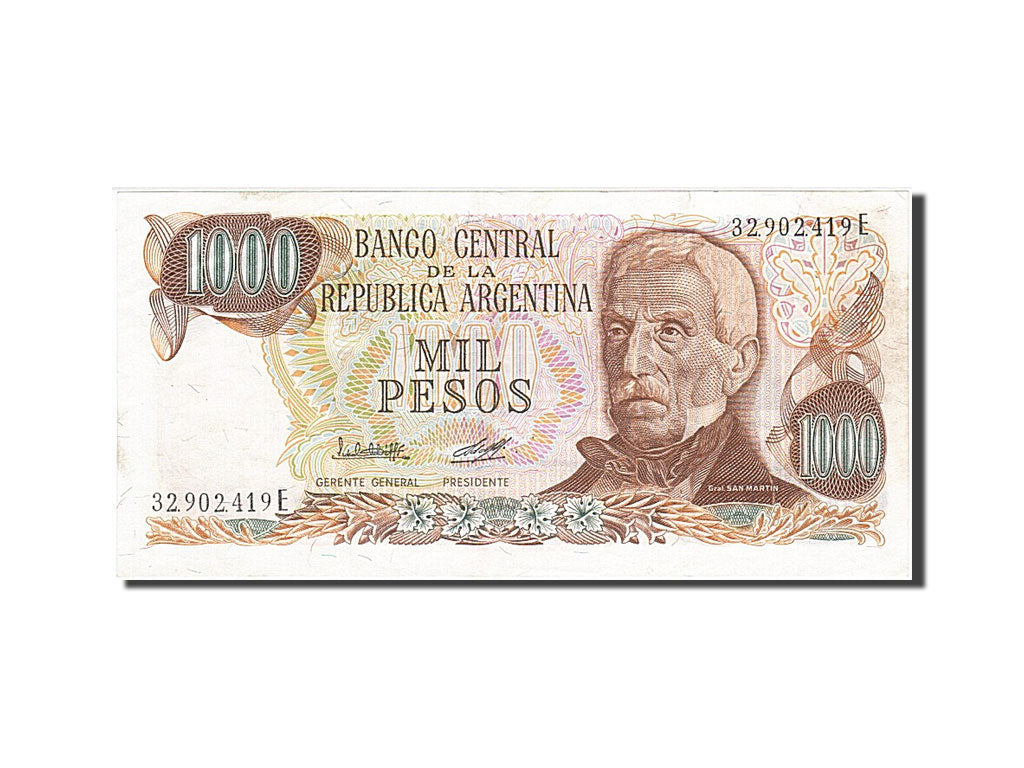 Geldschein, Argentinien, 1000 Pesos, 1976, SS+