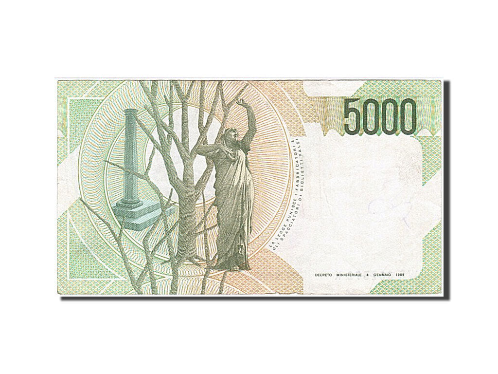 Banknote, Italy, 5000 Lire, 1985, 1985-01-04, VF(30-35)