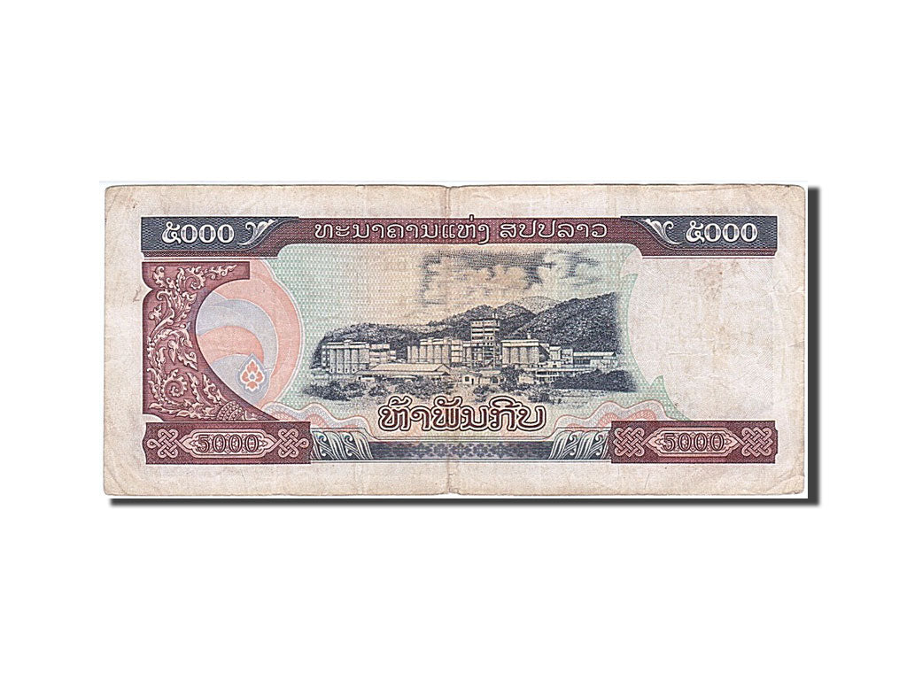 Banconote, Laos, 5000 Kip, 1997, MB