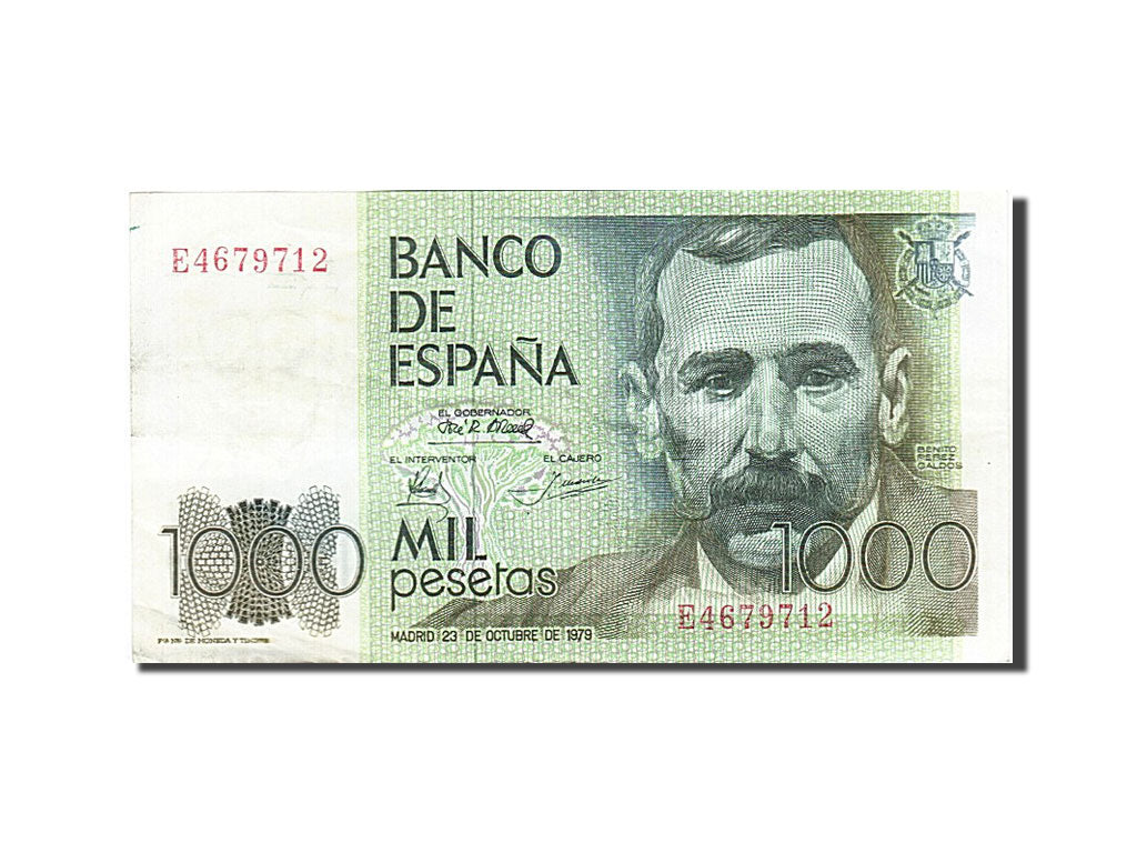 Biljet, Spanje, 1000 Pesetas, 1979, 1979-10-23, SUP