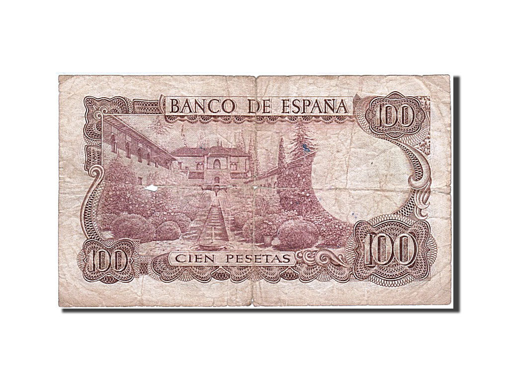Biljet, Spanje, 100 Pesetas, 1970, 1970-11-17, B