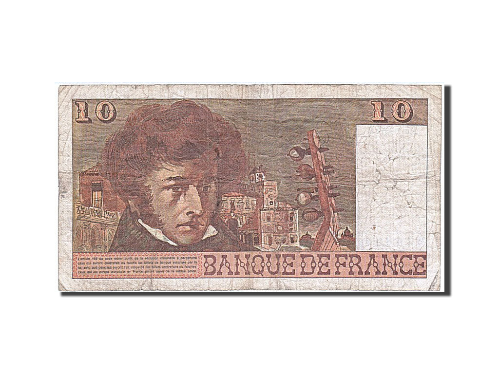 Banknote, France, 10 Francs, 10 F 1972-1978 ''Berlioz'', 1978, 1978-07-06