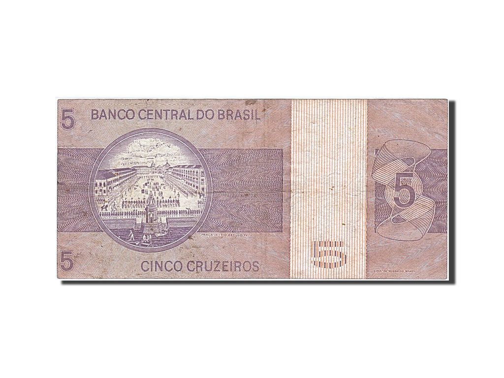 Banknote, Brazil, 5 Cruzeiros, 1974, EF(40-45)