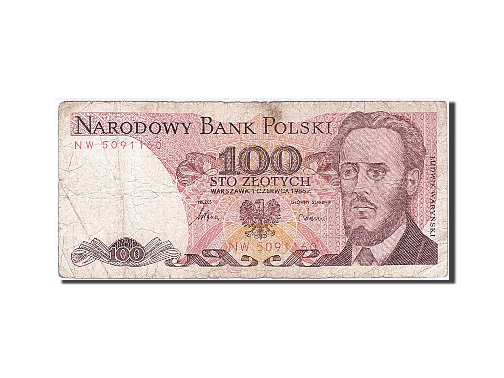 Billet, Pologne, 100 Zlotych, 1986, 1986-06-01, B+