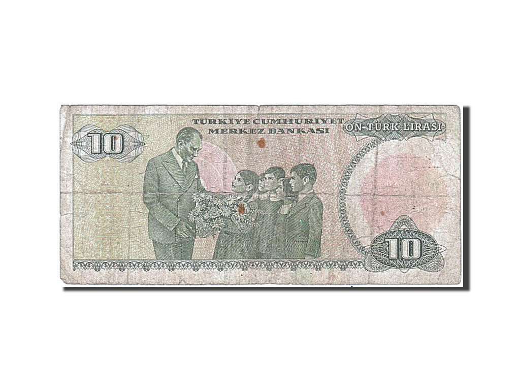 Banconote, Turchia, 10 Lira, 1979, B