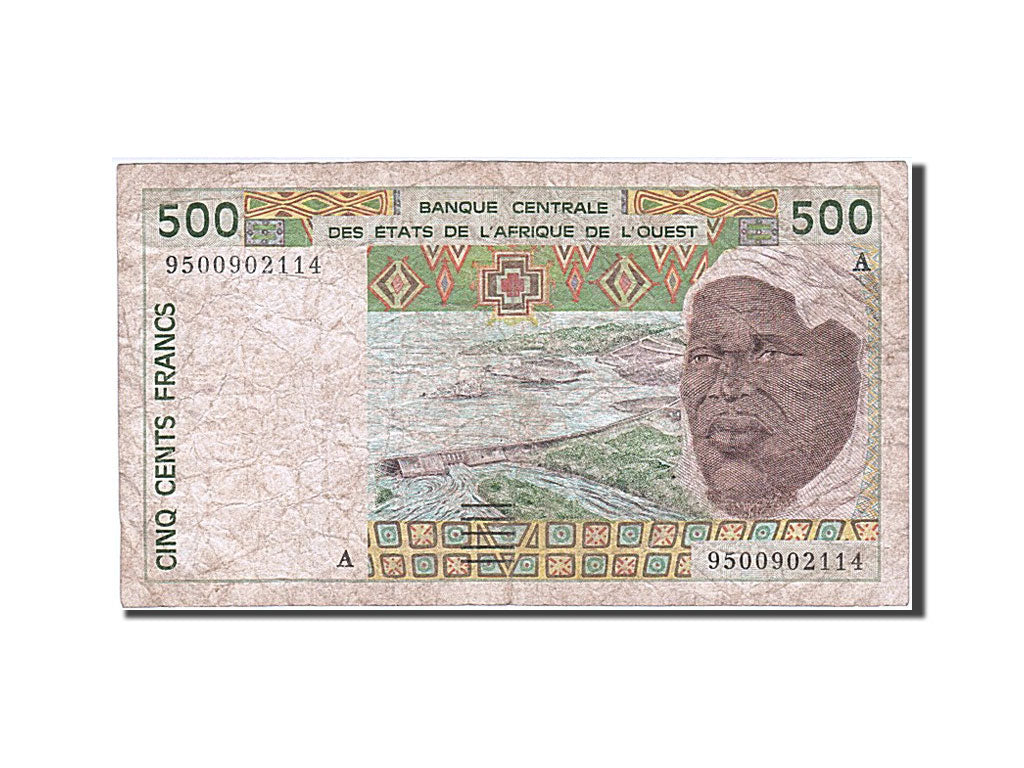 Banknote, West African States, 500 Francs, 1995, VF(20-25)