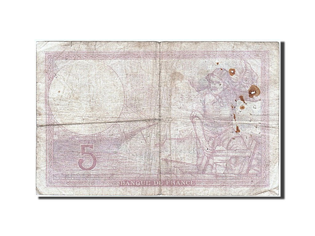 Banconote, Francia, 5 Francs, 5 F 1917-1940 ''Violet'', 1939, 1939-10-19, B