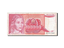 Banknote, Yugoslavia, 100,000 Dinara, 1989, 1989-05-01, VF(20-25)