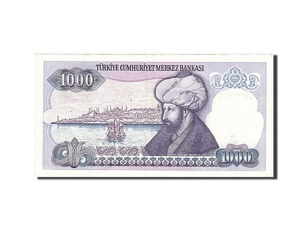 Billet, Turquie, 1000 Lira, 1986, SUP