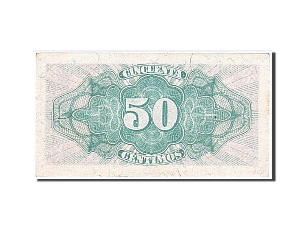 Banknot, Hiszpania, 50 Centimos, 1937, UNC(63)