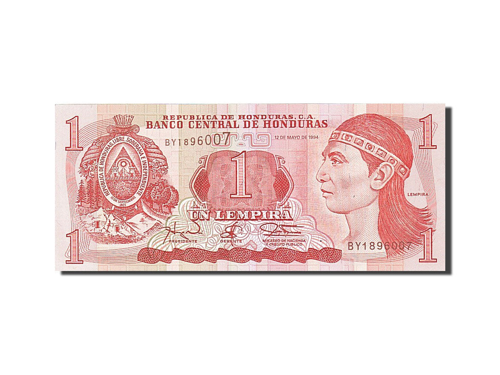 Billet, Honduras, 1 Lempira, 1994, 1994-05-12, SPL