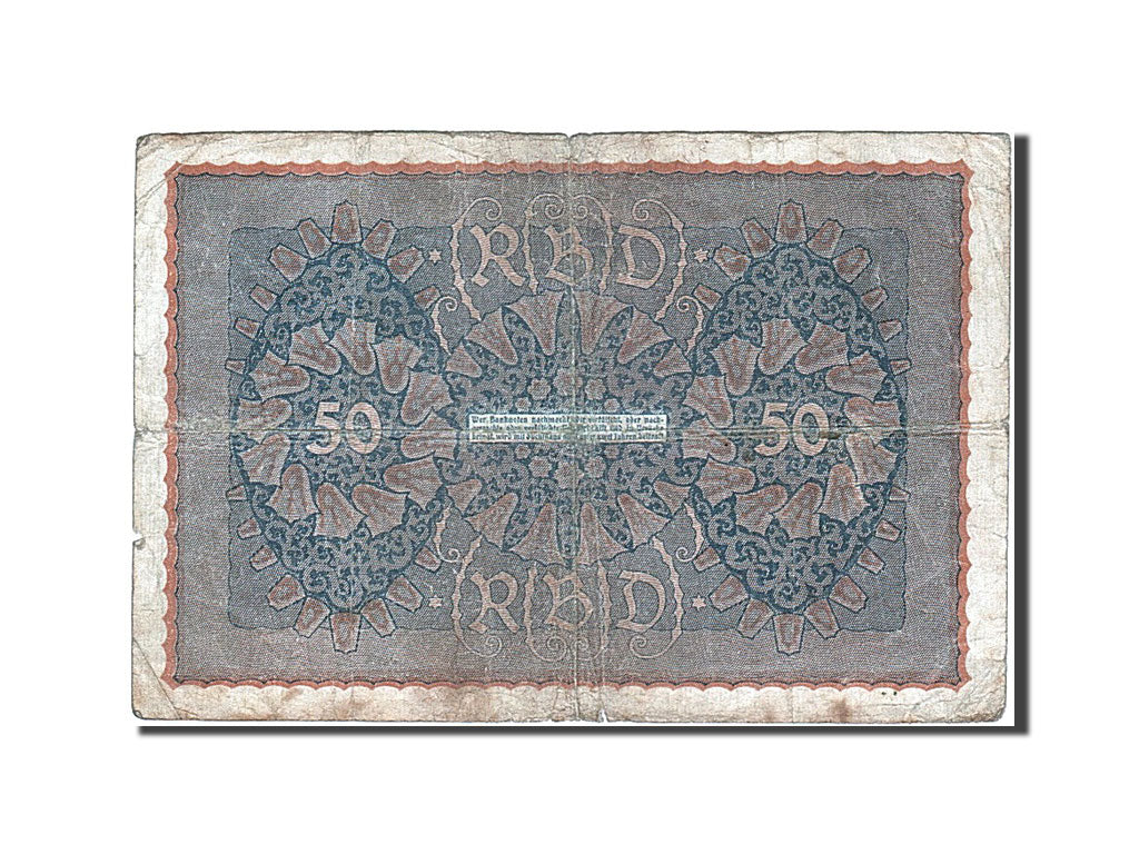 Biljet, Duitsland, 50 Mark, 1919, 1919-06-24, B