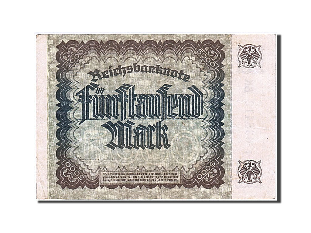 Banknote, Germany, 5000 Mark, 1922, 1922-12-02, AU(55-58)