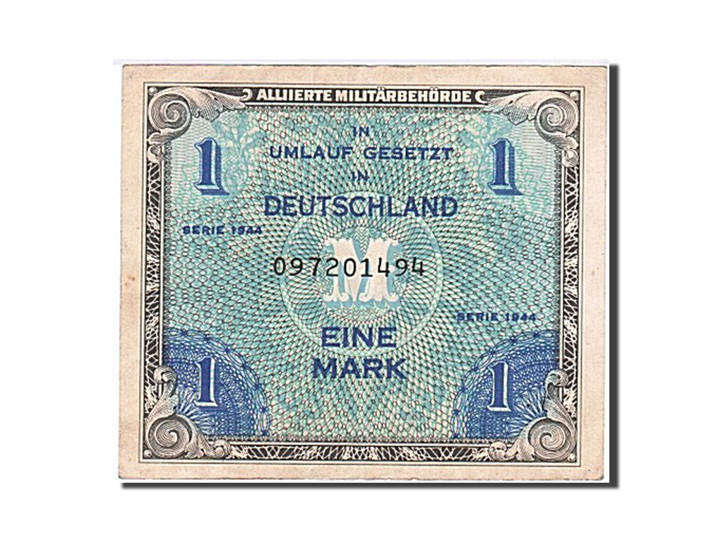 Banknote, Germany, 1 Mark, 1944, EF(40-45)