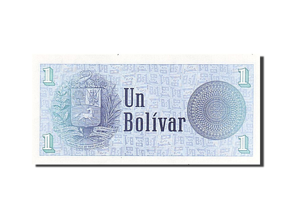 Banknote, Venezuela, 1 Bolivar, 1989, 1989-10-05, UNC(65-70)