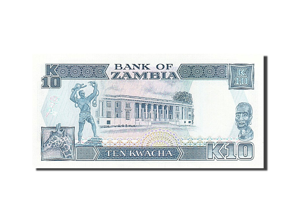 Banknote, Zambia, 10 Kwacha, 1989, UNC(63)