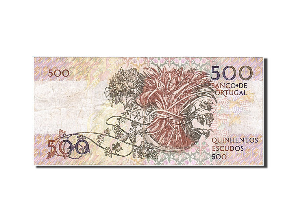 Banknote, Portugal, 500 Escudos, 1989, 1989-10-04, VF(20-25)