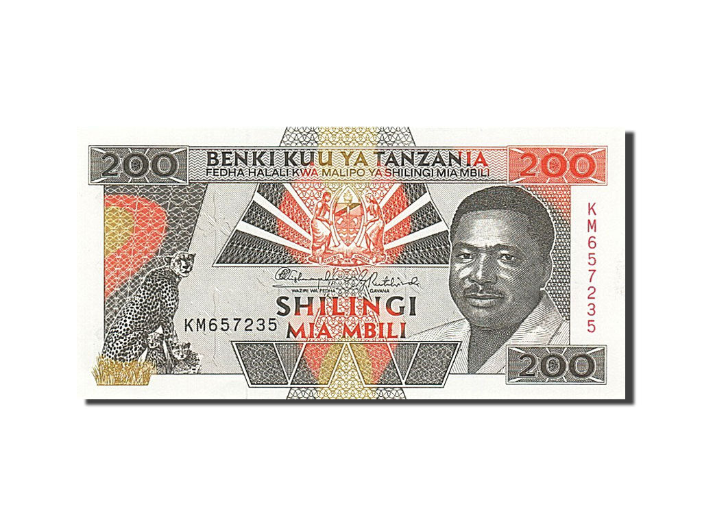 Billet, Tanzania, 200 Shilingi, 1993, KM:25a, NEUF