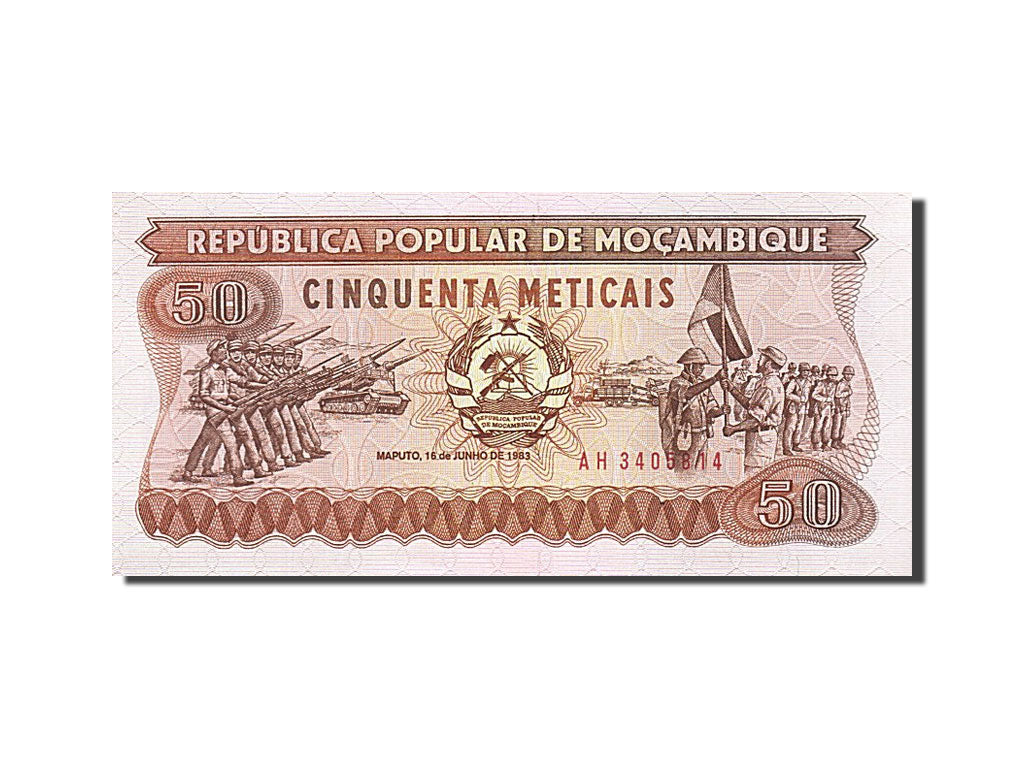 Banknote, Mozambique, 50 Meticais, 1983, 1983-06-16, UNC(65-70)