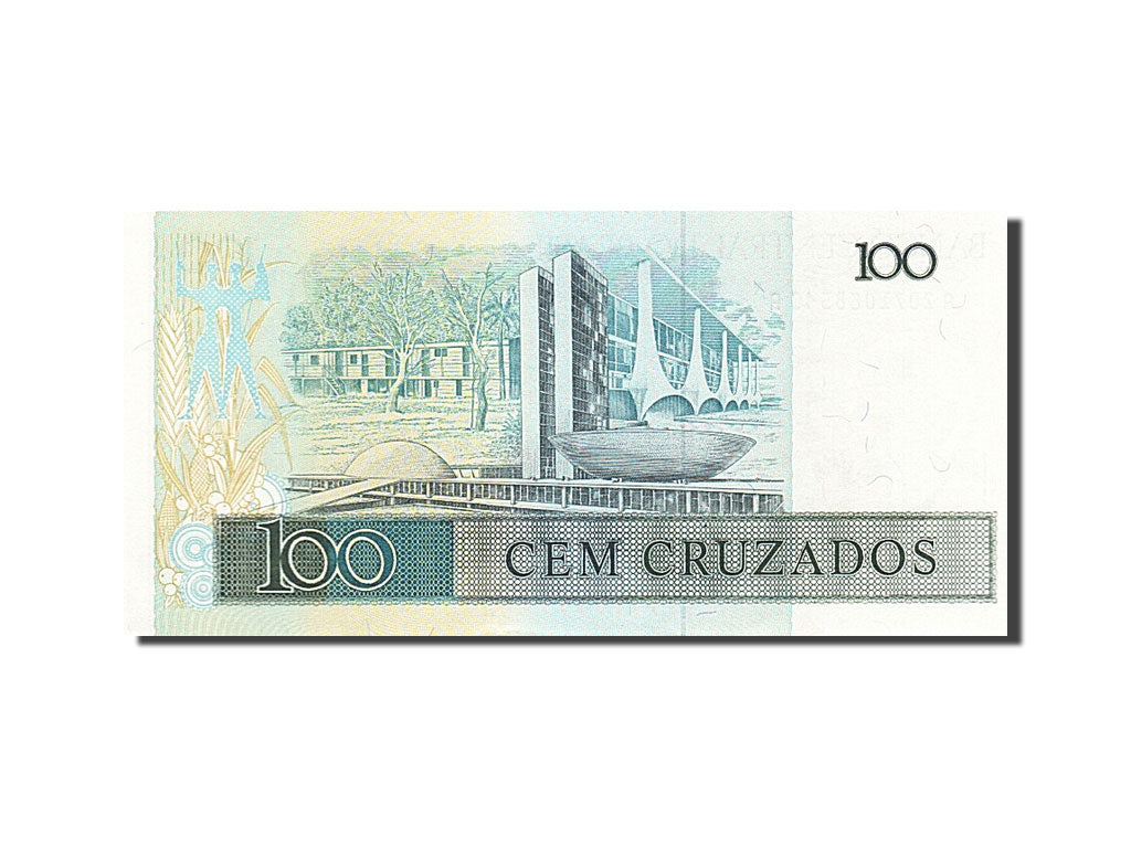 Banknot, Brazylia, 100 Cruzados, 1986, UNC(63)