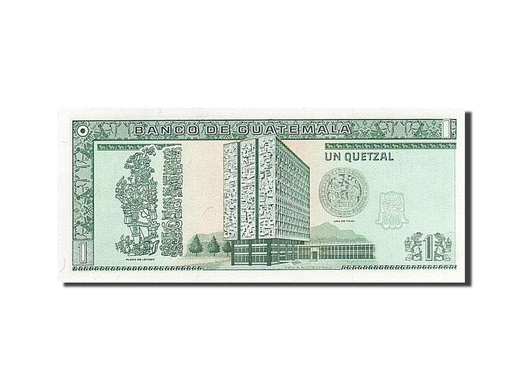 Geldschein, Guatemala, 1 Quetzal, 1990, 1990-01-03, UNZ-
