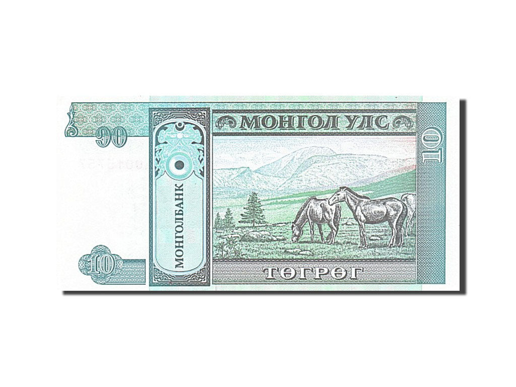 Banknot, Mongolia, 10 Tugrik, 1993, UNC(63)