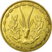 French West Africa, 10 Francs, 1957, Aluminum-Bronze, MS(65-70), Lecompte:19