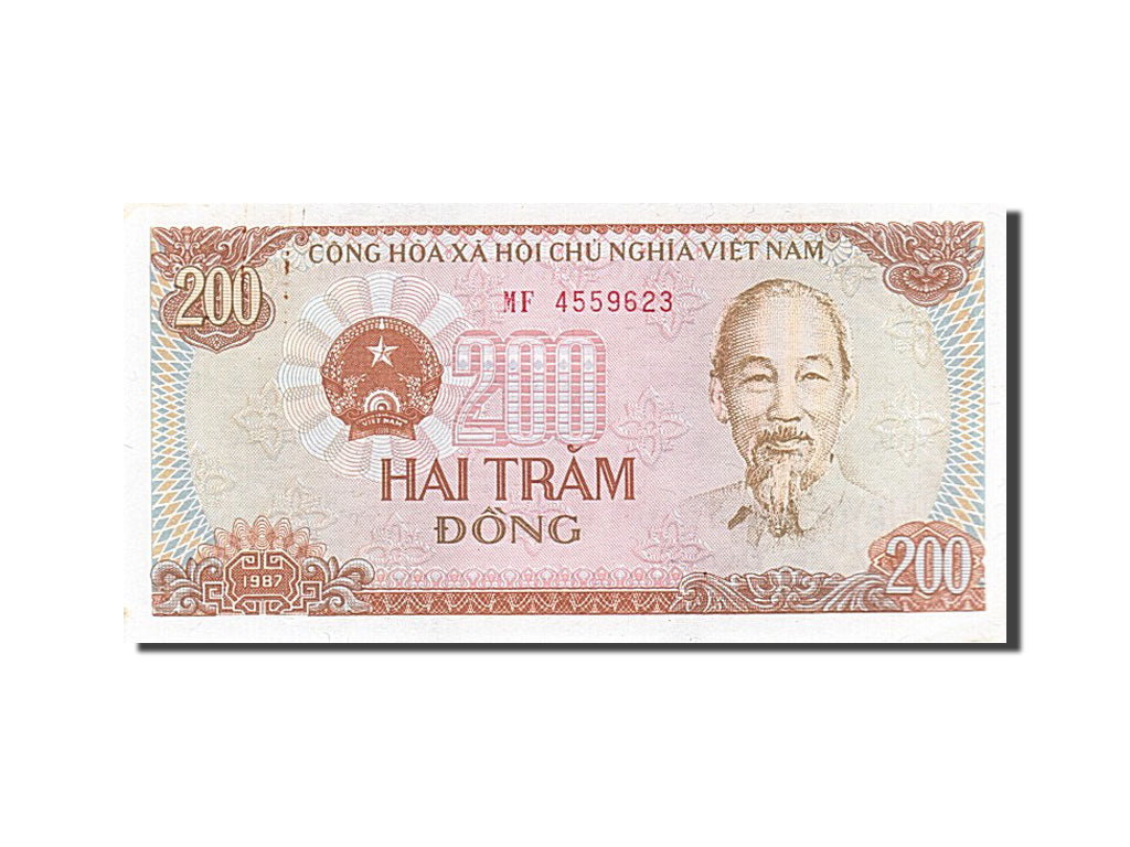 Billet, Viet Nam, 200 Dông, 1987, SUP