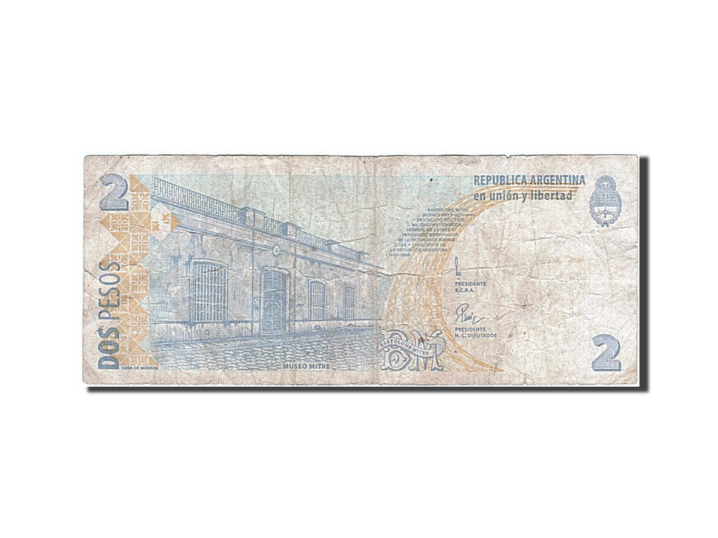 Banknot, Argentina, 2 Pesos, 1997, VF(20-25)