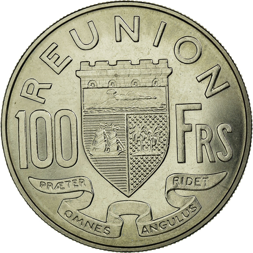 Réunion, 100 Francs, 1964, Nickel, MS(65-70), Lecompte:104