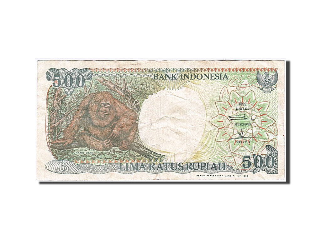 Banknote, Indonesia, 500 Rupiah, 1992, VF(20-25)