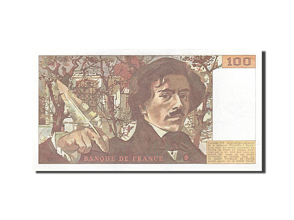 Billet, France, 100 Francs, 100 F 1978-1995 ''Delacroix'', 1985, SUP+