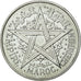 Morocco, 2 Francs, 1951, Paris, Aluminum, MS(60-62), Lecompte:235
