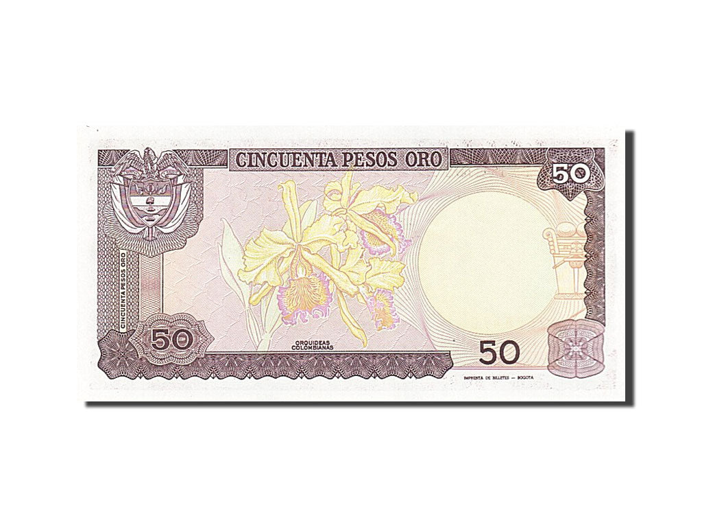 Banknote, Colombia, 50 Pesos Oro, 1985, 1985-01-01, UNC(65-70)