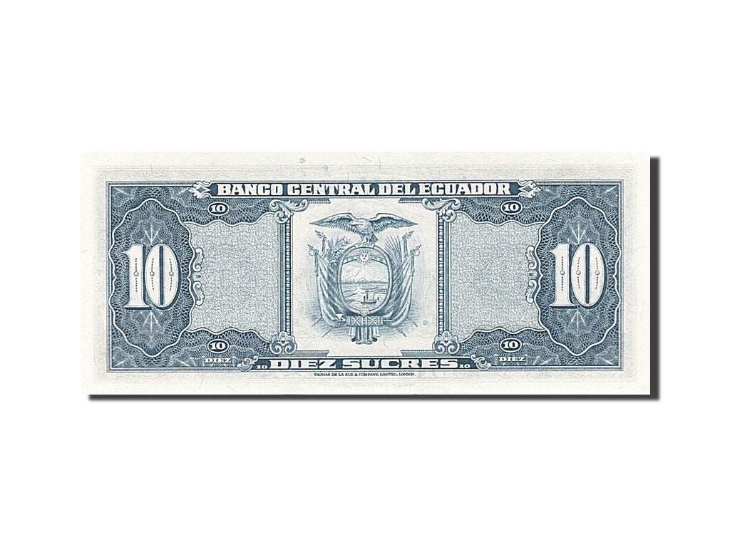 Billete, 10 Sucres, 1983, Ecuador, 1983-04-20, UNC