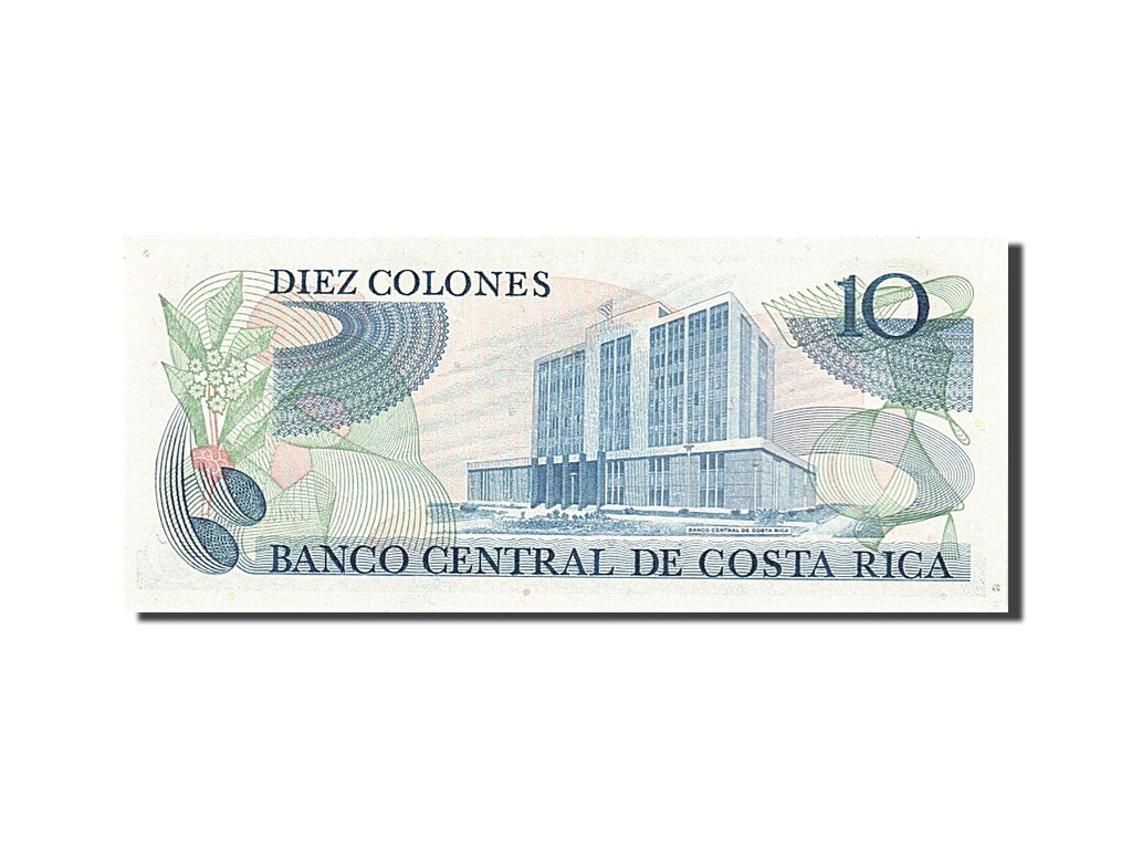 Banknote, Costa Rica, 10 Colones, 1987, 1987-02-18, UNC(65-70)