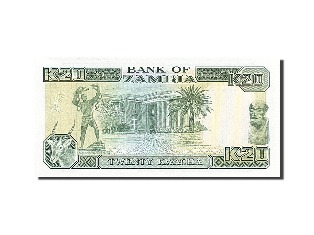 Banknote, Zambia, 20 Kwacha, 1989, UNC(65-70)