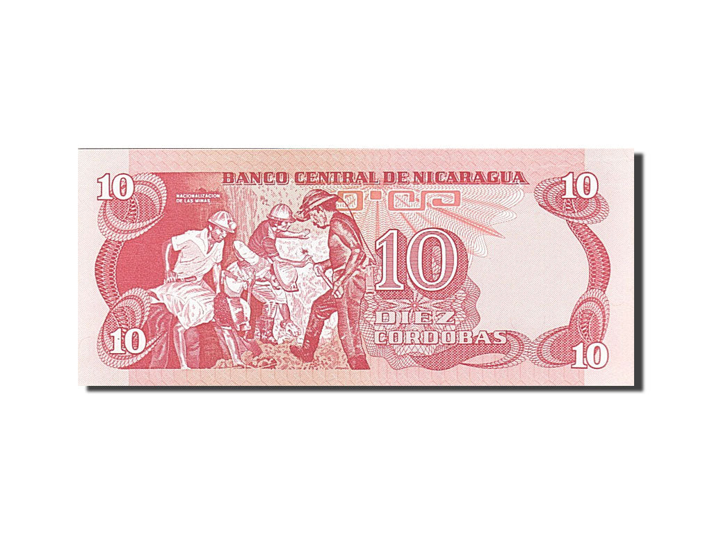 Banknote, Nicaragua, 10 Cordobas, 1979, UNC(63)