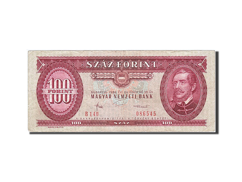 Banknote, Hungary, 100 Forint, 1984, 1984-10-30, VF(20-25)