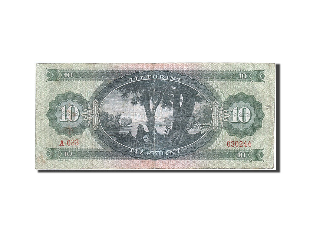 Banknote, Hungary, 10 Forint, 1969, 1969-06-30, VG(8-10)