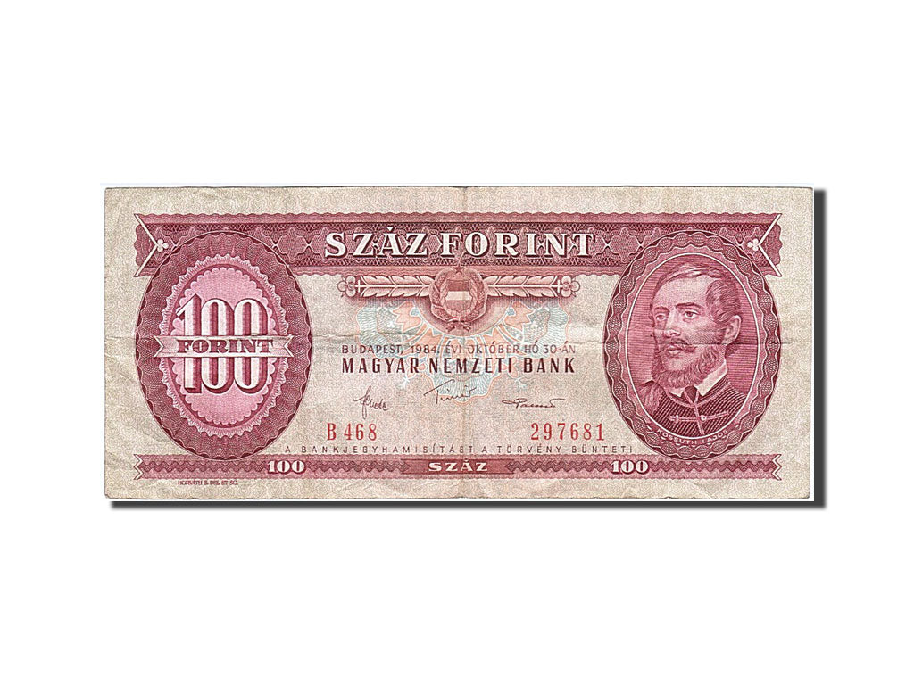 Banknote, Hungary, 100 Forint, 1984, 1984-10-30, F(12-15)