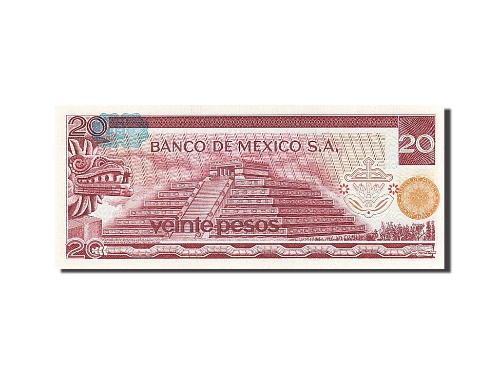 Billete, 20 Pesos, 1977, México, 1977-07-08, SC