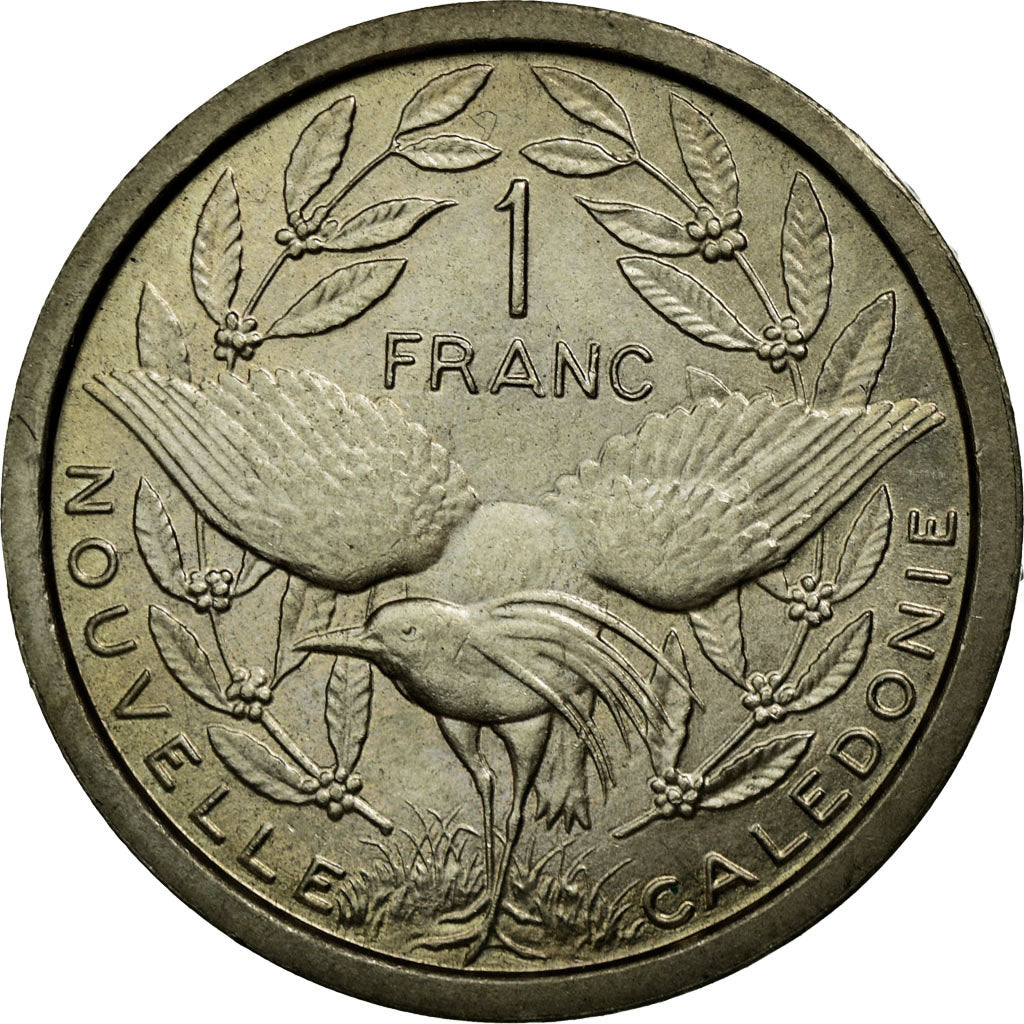 New Caledonia, Franc, 1949, Paris, Copper-nickel, MS(65-70), Lecompte:35